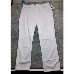 NEW Mens Wilson Baseball Pants Size XL White Pinstripe Game Adult Straight Leg